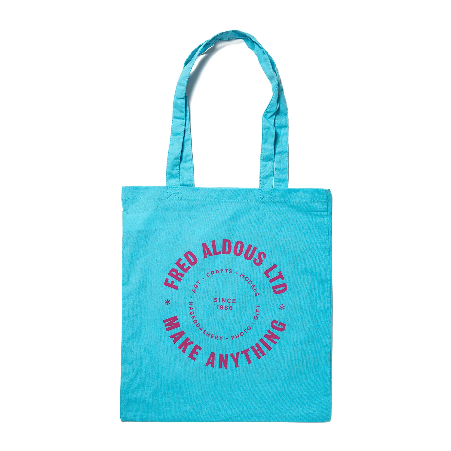 FA X Caroline Dowsett Screen Printed Tote Bag - Blue - Image 3
