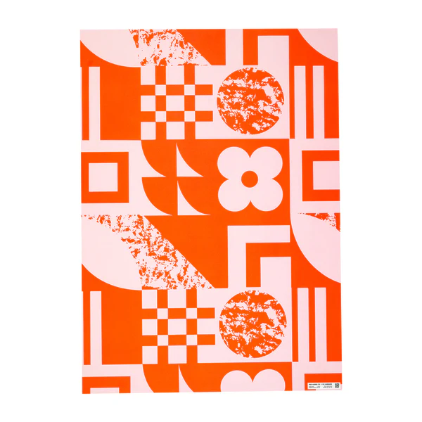 Gift Wrap - Orange And Pink - Image 2