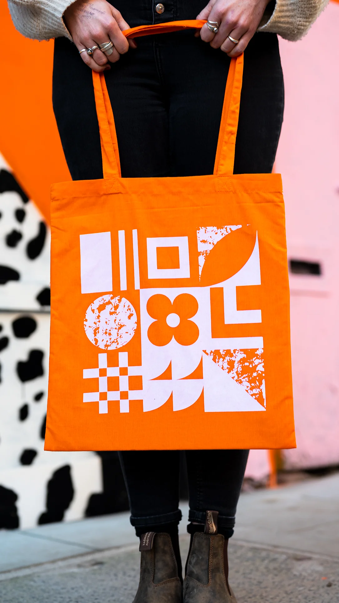 FA X EV Hardaker Tote Bag Orange - Image 3