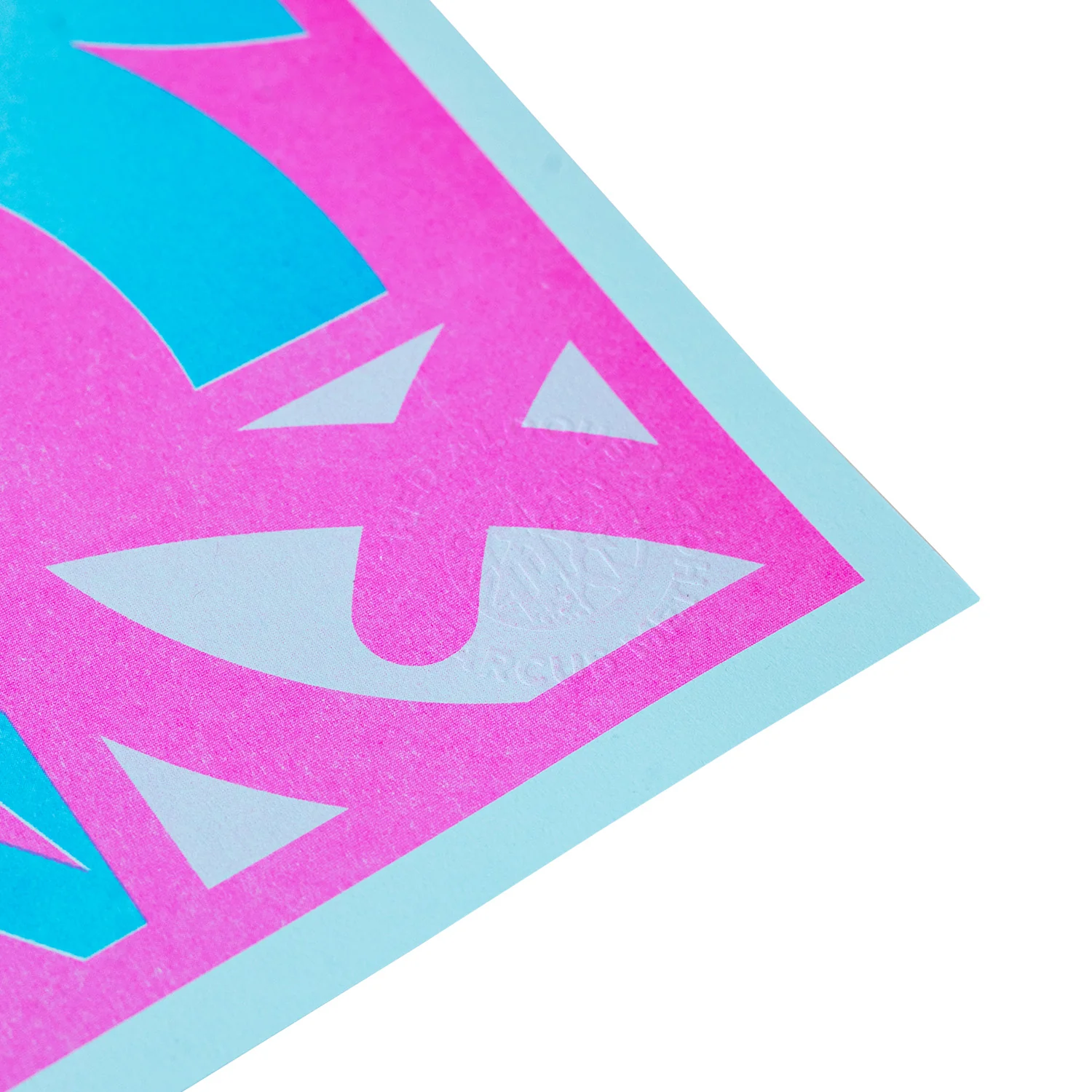 FA X Marcus Method A3 Risograph Print - Aqua - Image 2