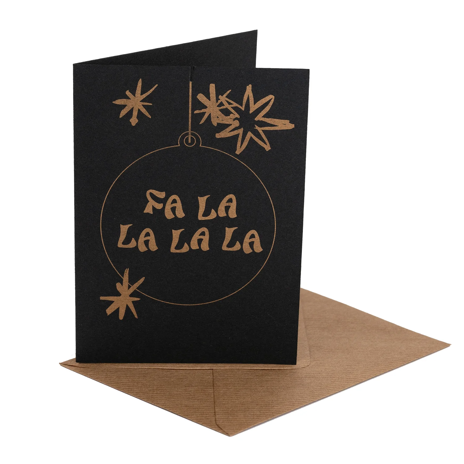 FA X Tara Collette FA LA LA A6 BAUBLE Christmas Card - Image 3