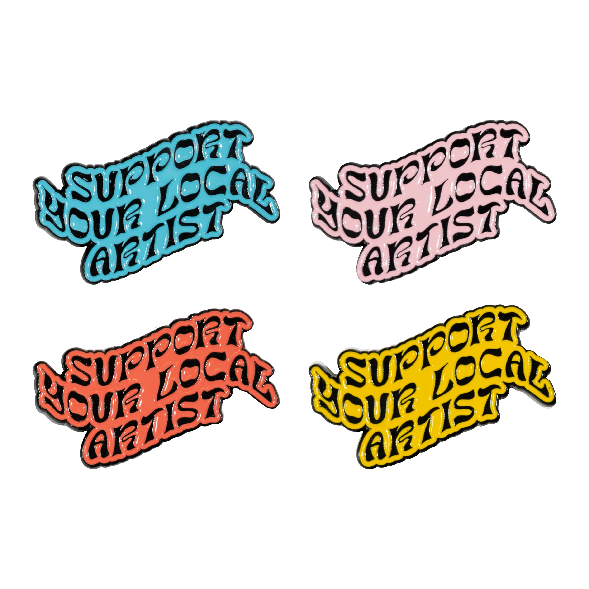 FA X Tara Collette Pin Badge - SYLA - Yellow - Image 3