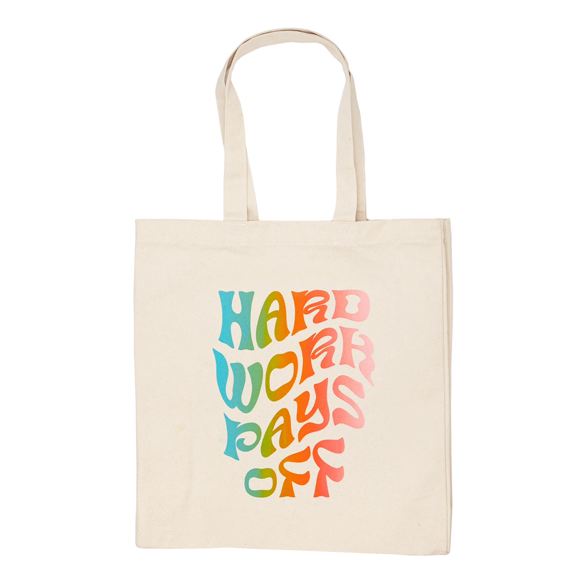 FA X Tara Collette Screen Printed Tote Bag - Hard Work Pays Off