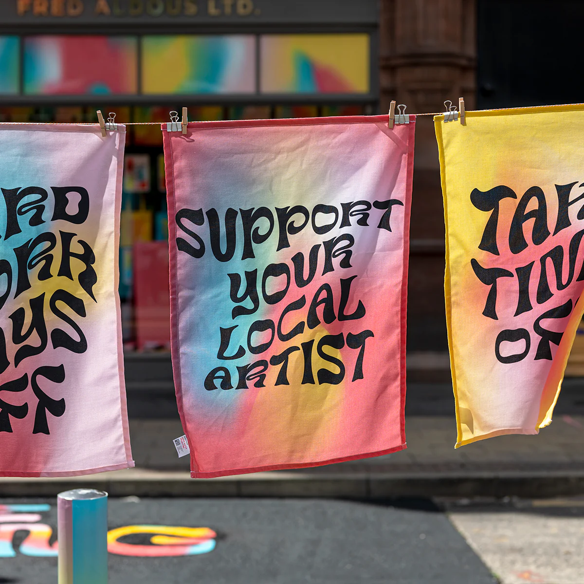 FA X Tara Collette Tea Towel SUPPORT YOUR LOCAL ARTIST - Image 3
