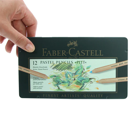 Faber Castell 12 Pastel Pencils "Pitt" - Image 3