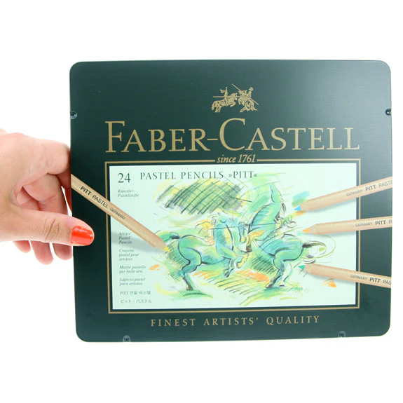 Faber Castell 24 Pastel Pencils "Pitt" - Image 2