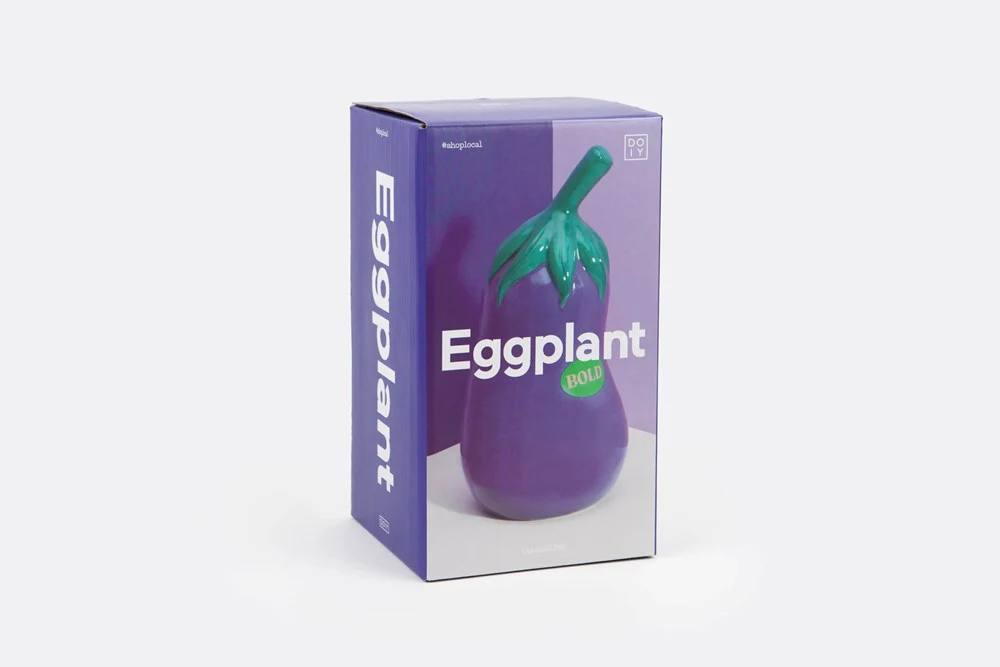 Farmers Market Eggplant Utensils Pot - Image 3