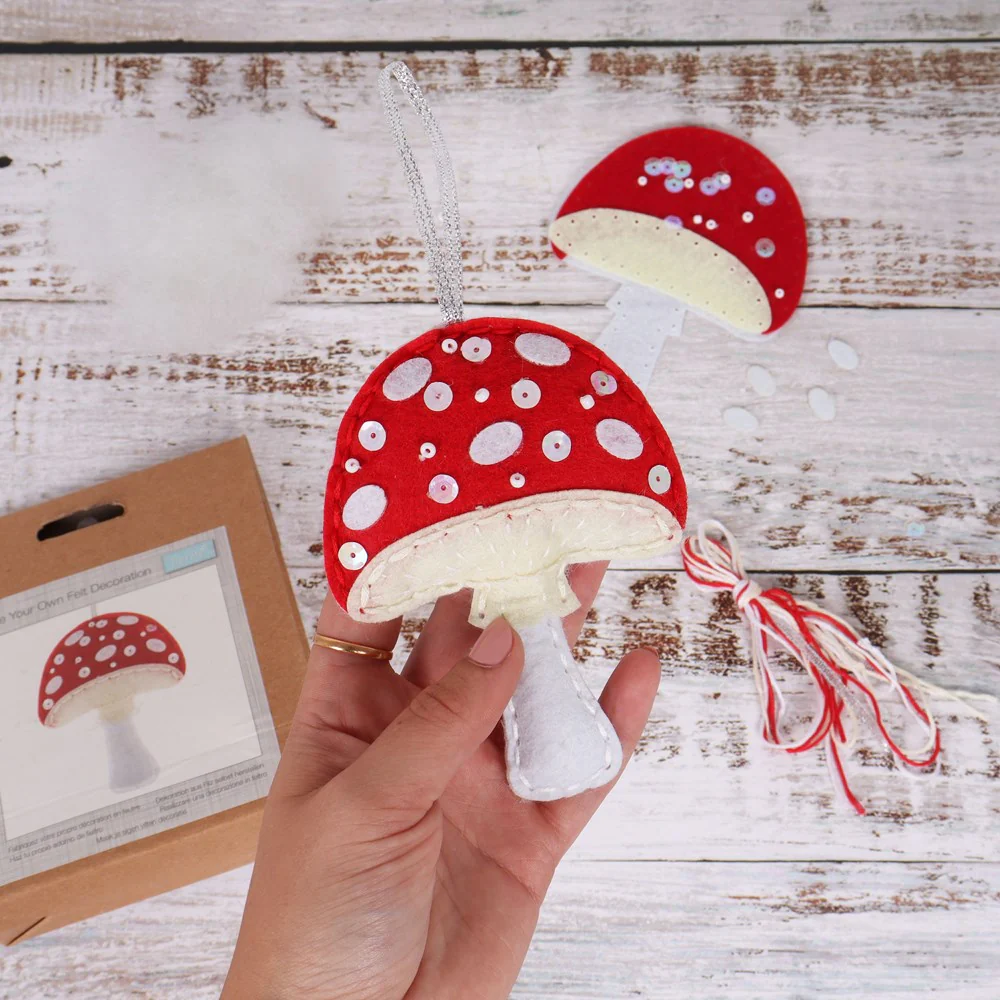 Felt Decoration Kit - Toadstool - Image 2