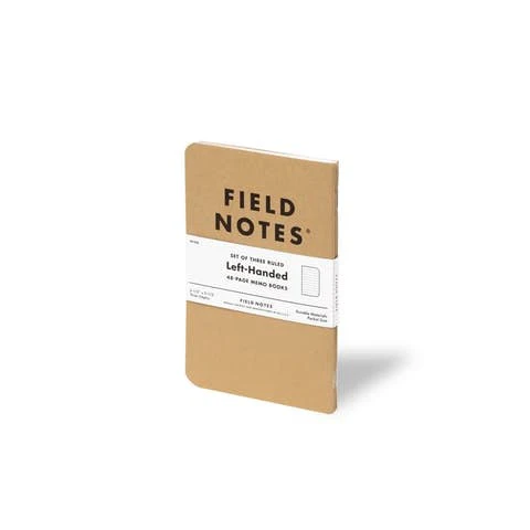 FIELD NOTES Original Kraft Left Handed 3-Pack Memo Books Ruled - Image 2