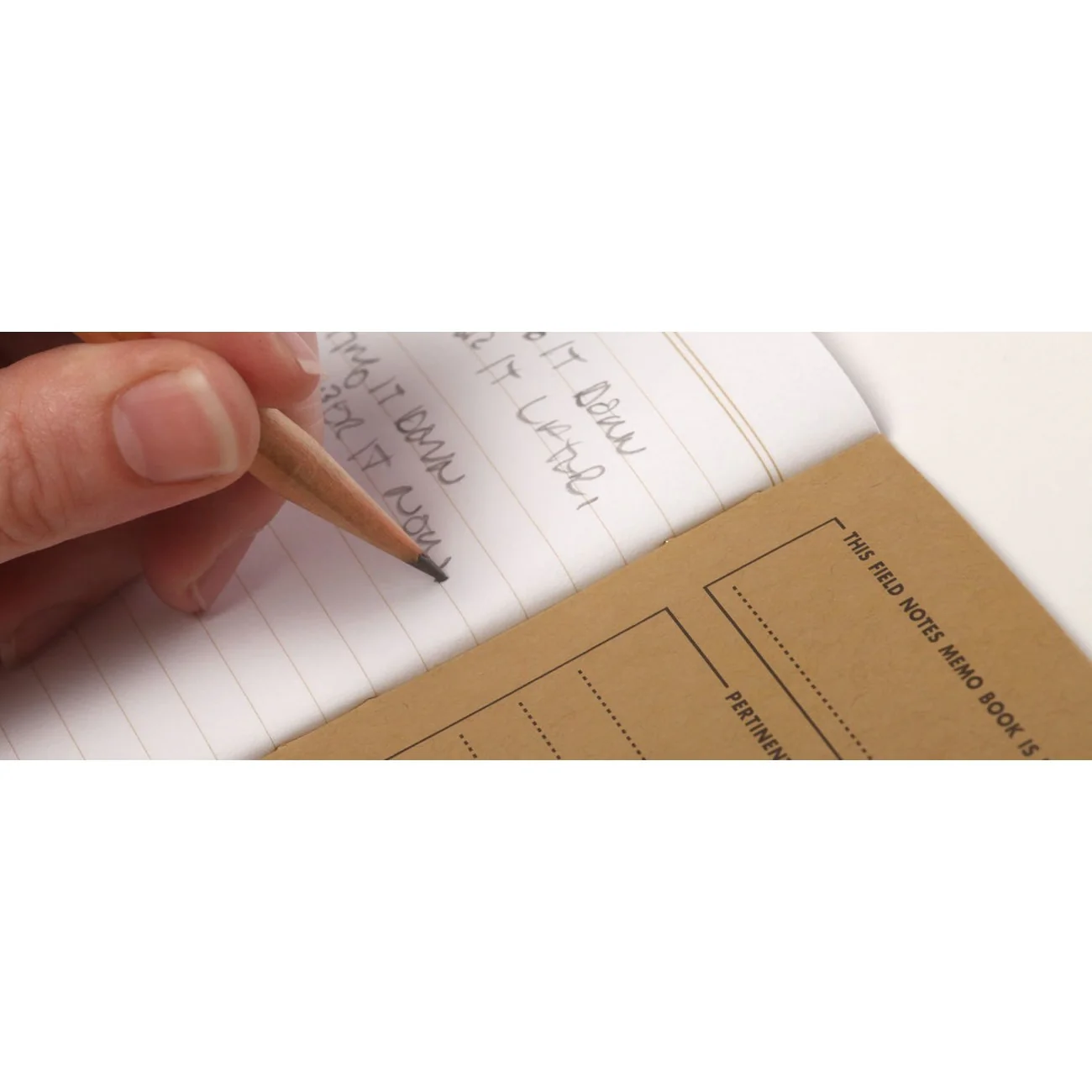FIELD NOTES Original Kraft Left Handed 3-Pack Memo Books Ruled - Image 3