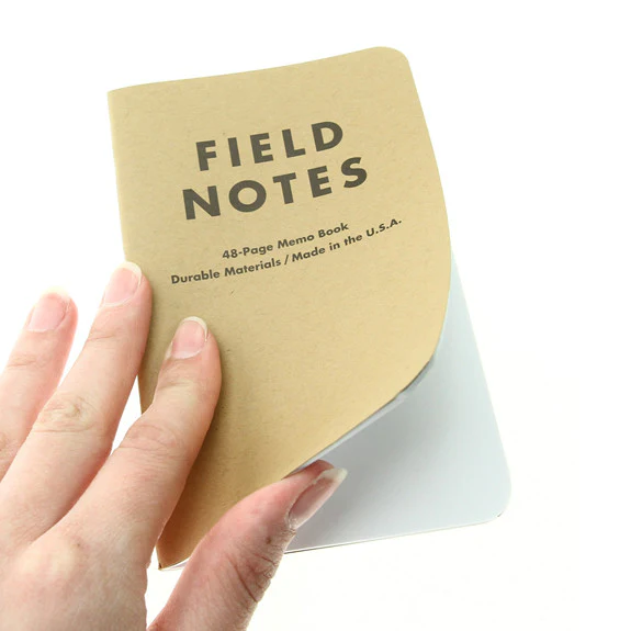FIELD NOTES Original Kraft 3-Pack Memo Books Plain - Image 2