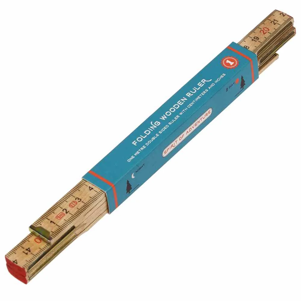 Folding Wooden Ruler - Image 2