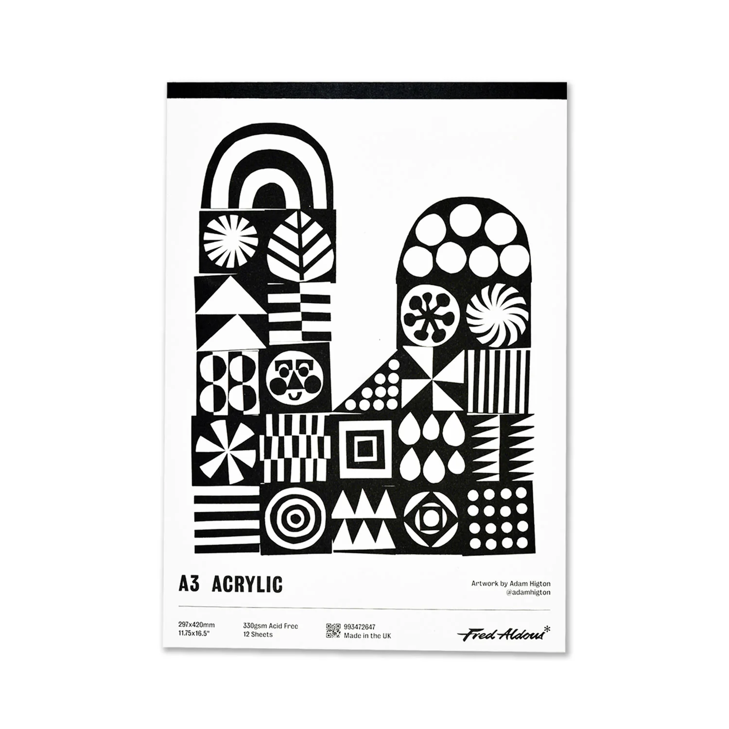 Fred Aldous Acrylic Pad A3 330gsm