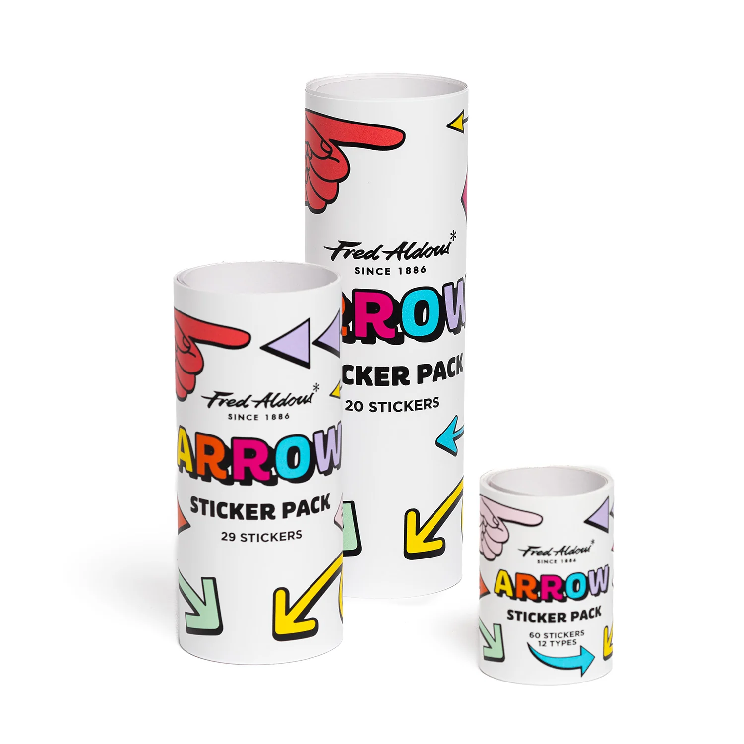 Fred Aldous Arrow Sticker Pack Medium - Image 4