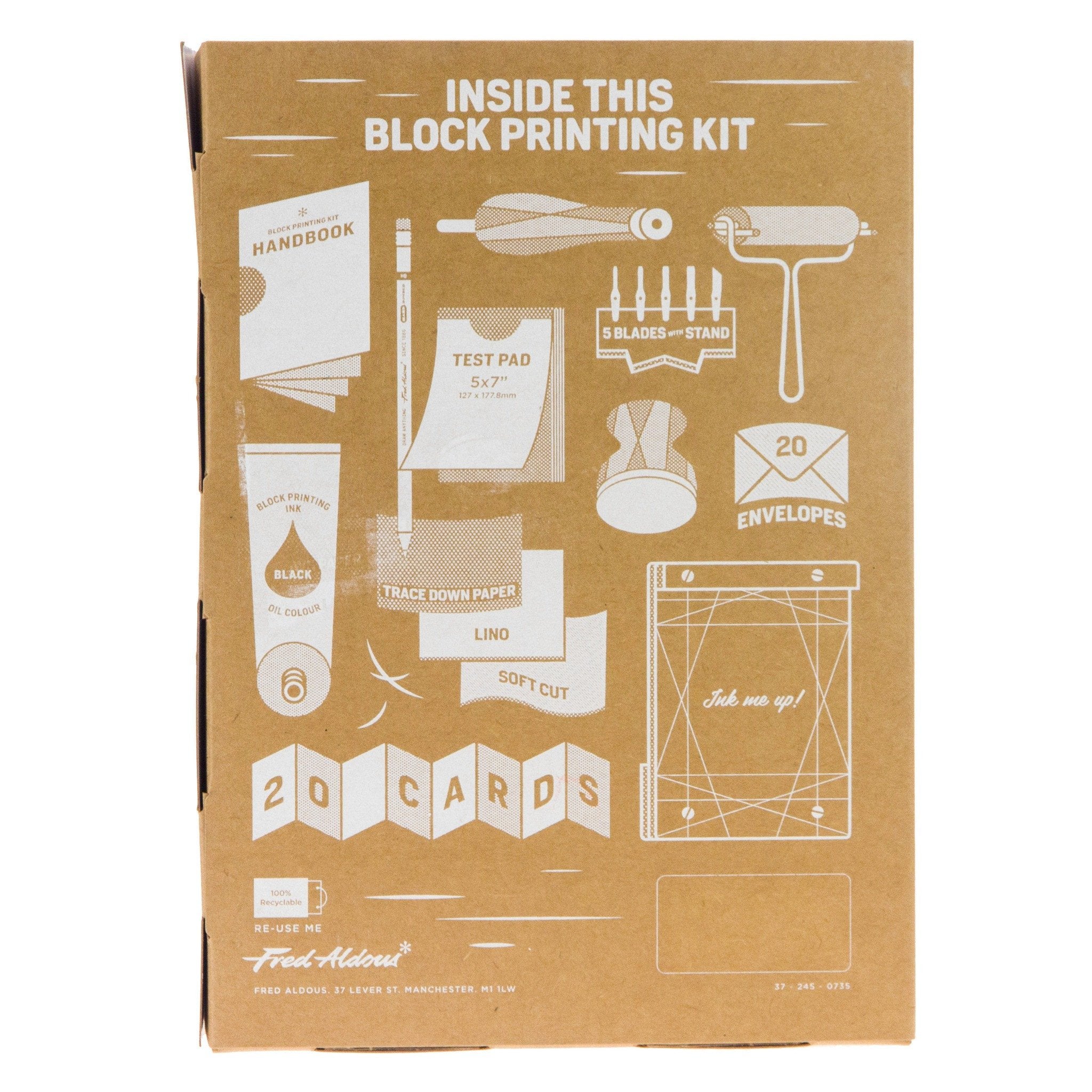 Fred Aldous Block Printing Kit - Image 4