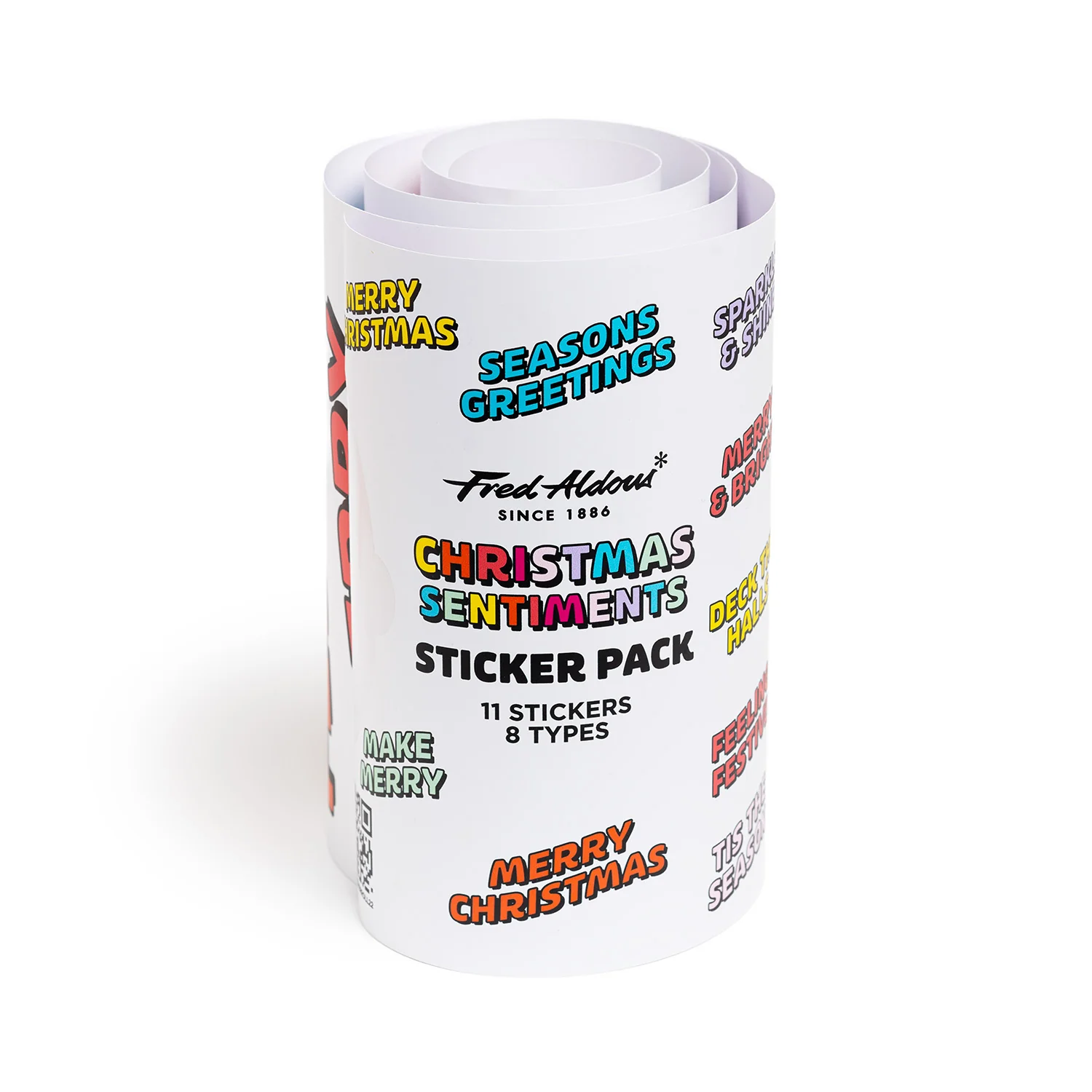 Fred Aldous Christmas Sentiments Sticker Pack Large - Image 2