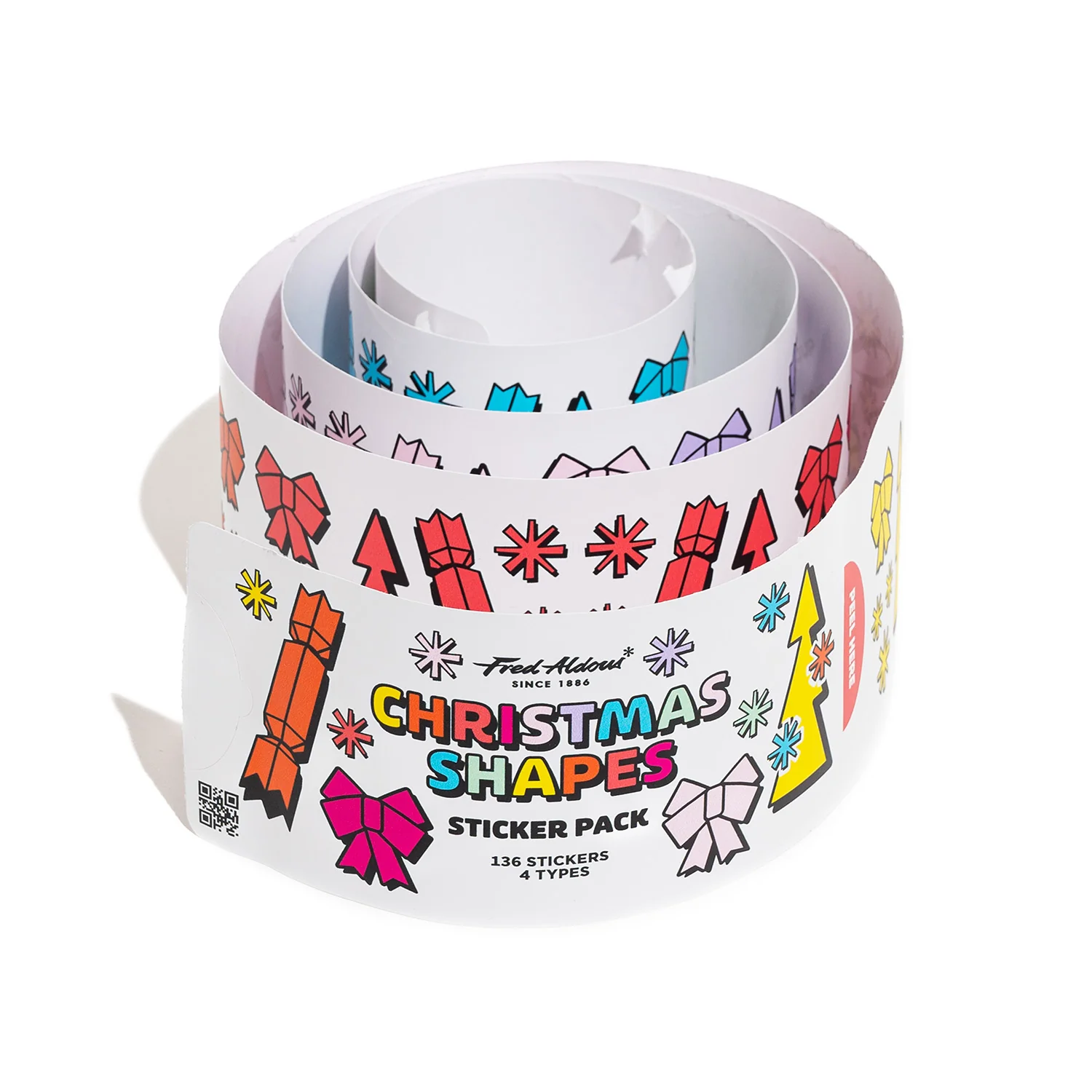 Fred Aldous Christmas Shapes Sticker Pack - Image 3