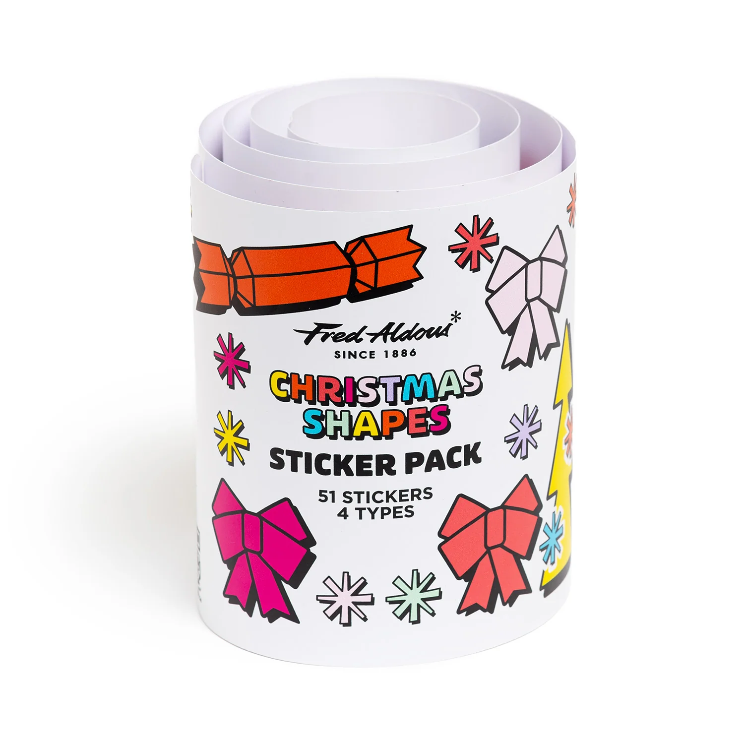 Fred Aldous Christmas Shapes Sticker Pack Medium - Image 2