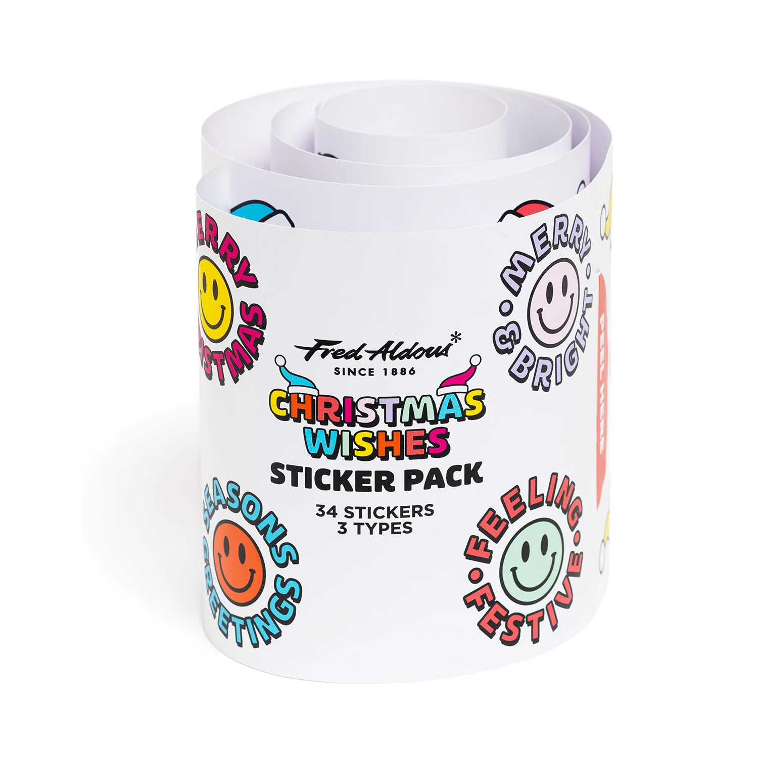 Fred Aldous Christmas Wishes Sticker Pack Medium - Image 2