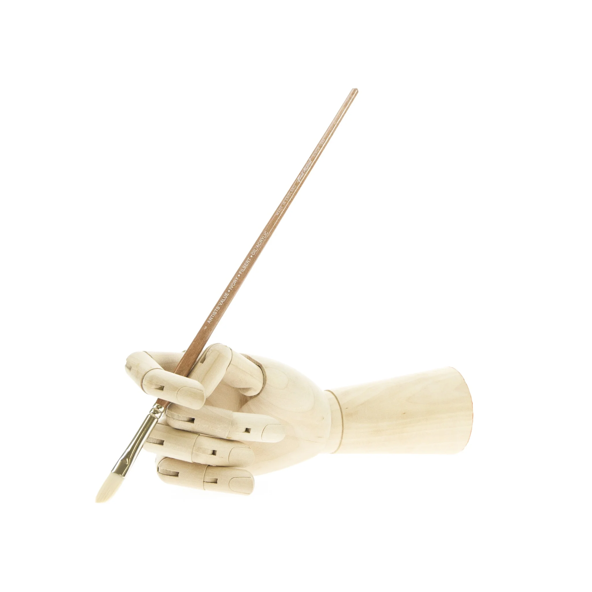 Fred Aldous Brush: Value Ivory - Filbert - Image 2