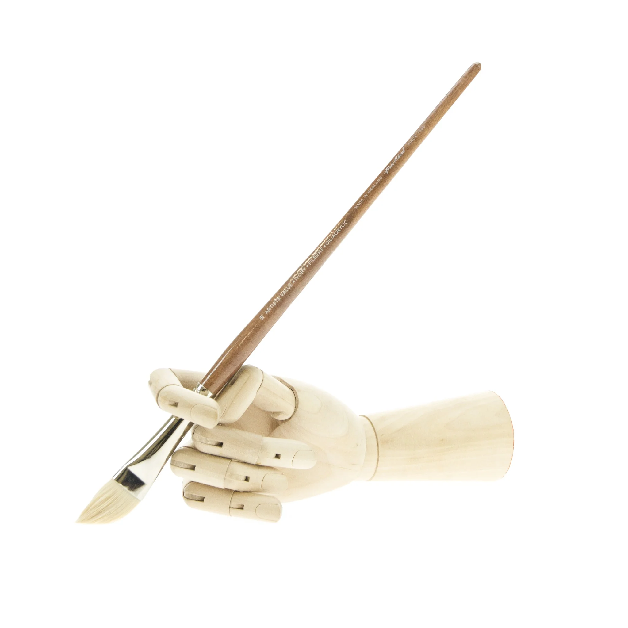 Fred Aldous Brush: Value Ivory - Filbert - Image 4