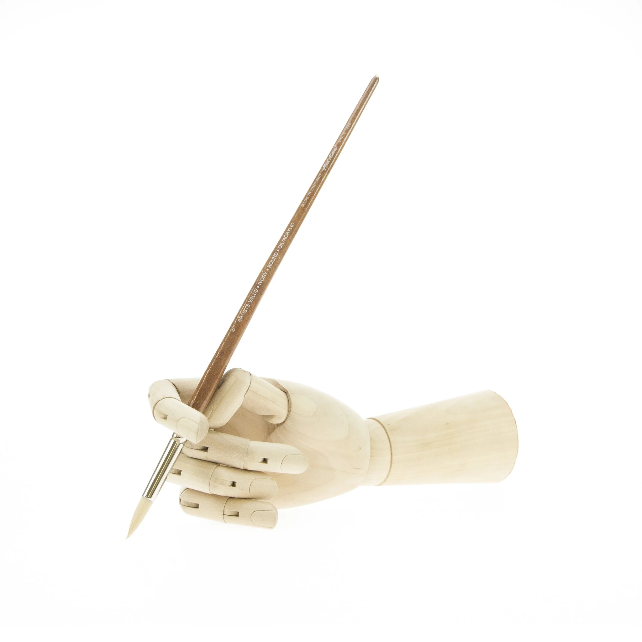 Fred Aldous Brush: Value Ivory - Round - Image 6