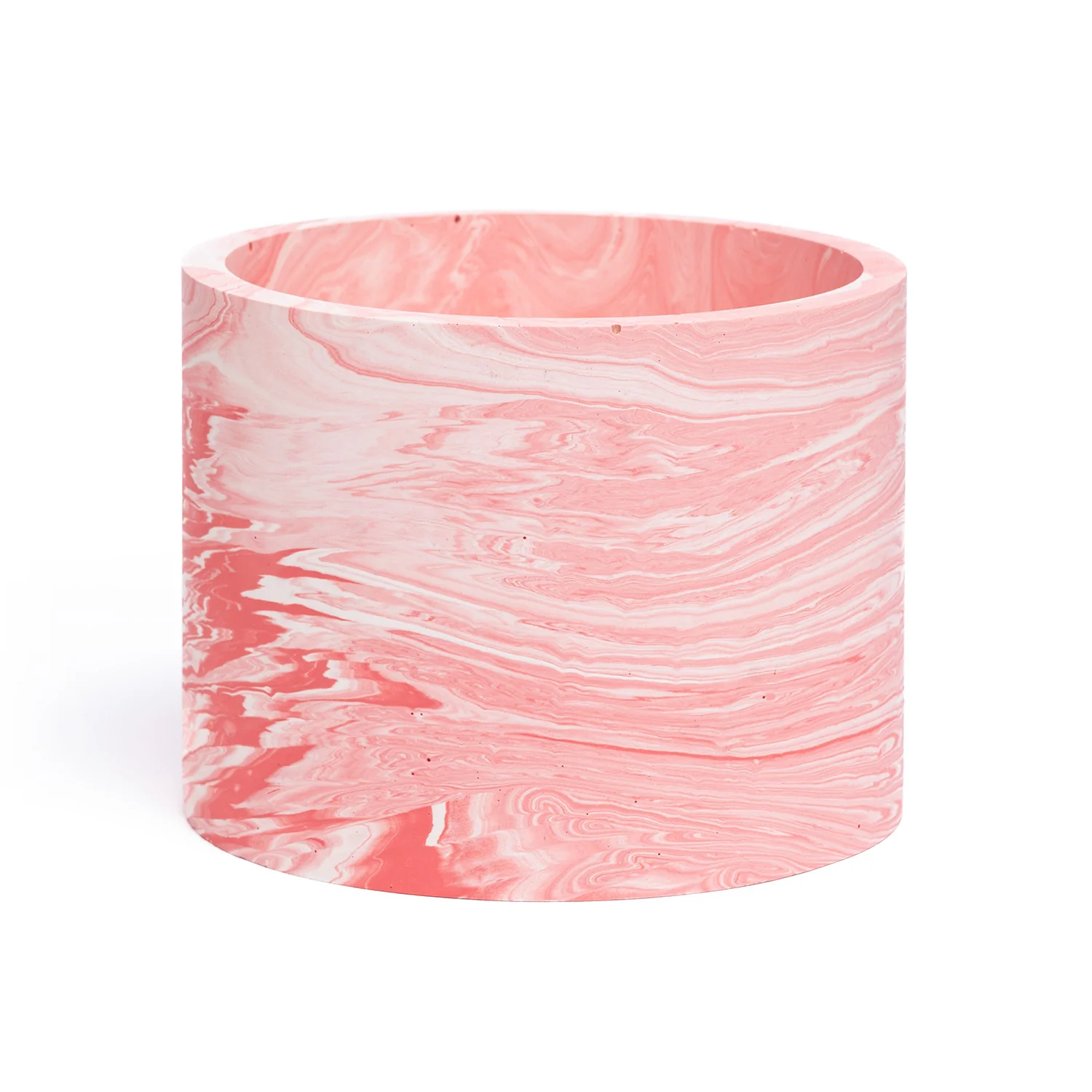 Fred Aldous Jesmonite Plant Pot Large - Marbled Pink