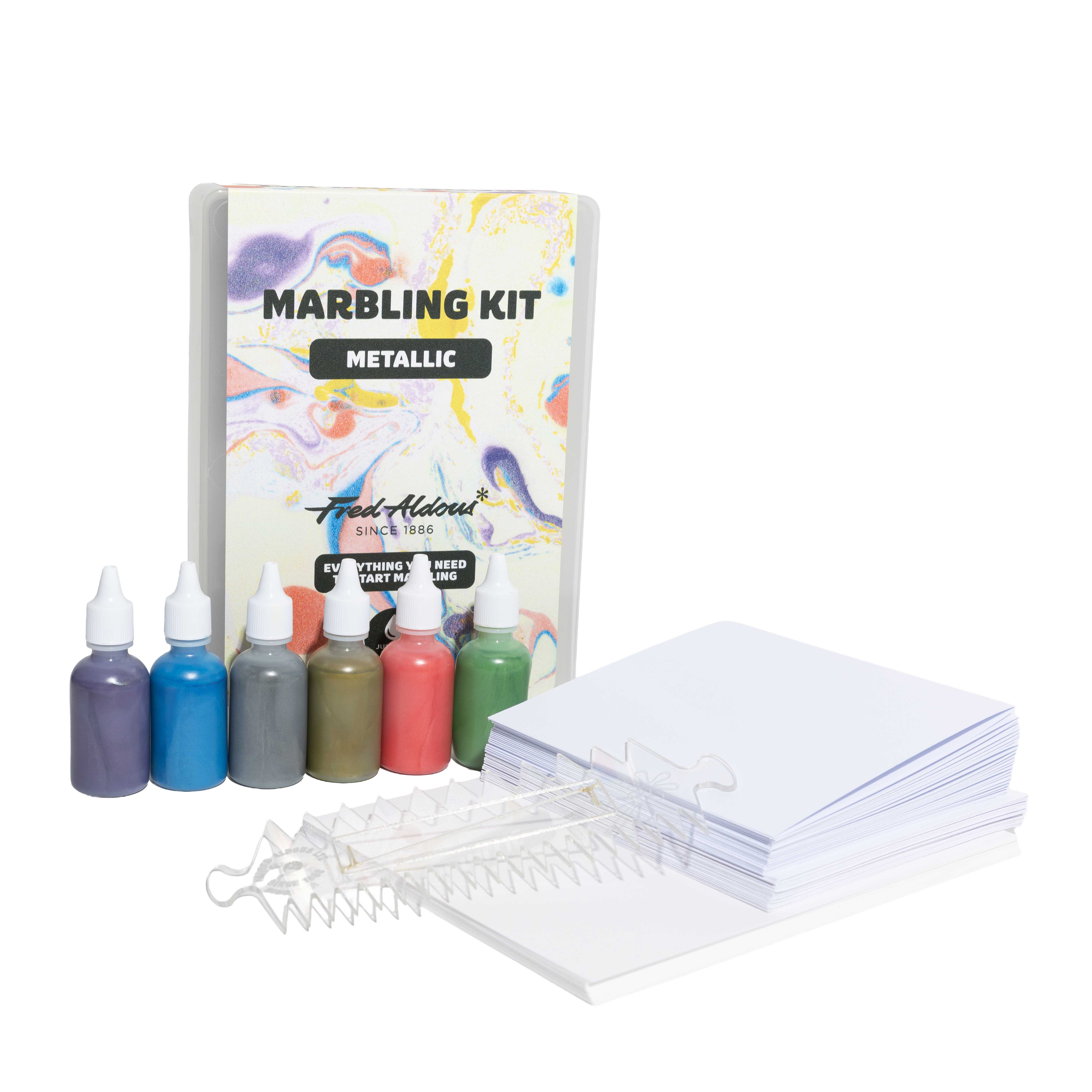 Fred Aldous Marbling Kit - Metallic - Image 2
