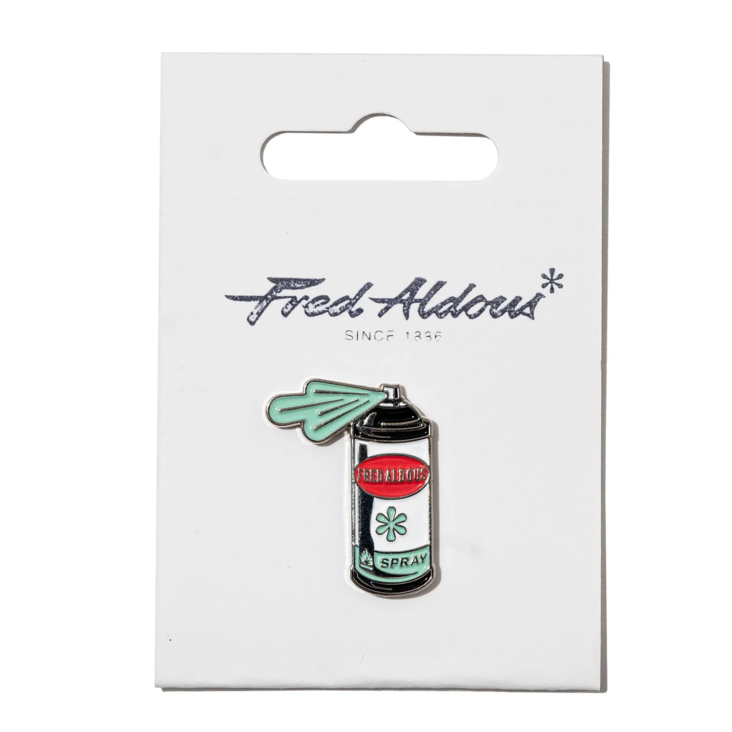 Fred Aldous Spray Can Pin Badge - Image 3
