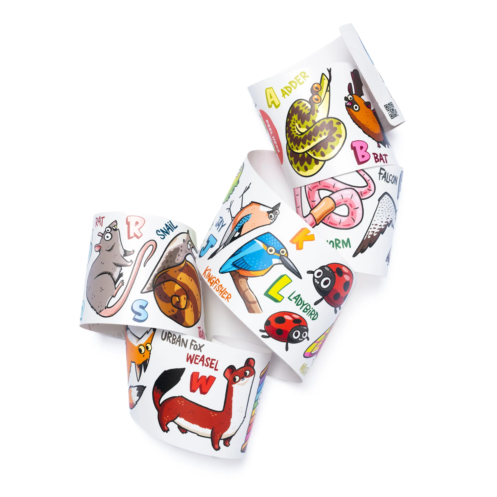 Fred Aldous X Hammo A-Z Animal Sticker Pack - Image 2