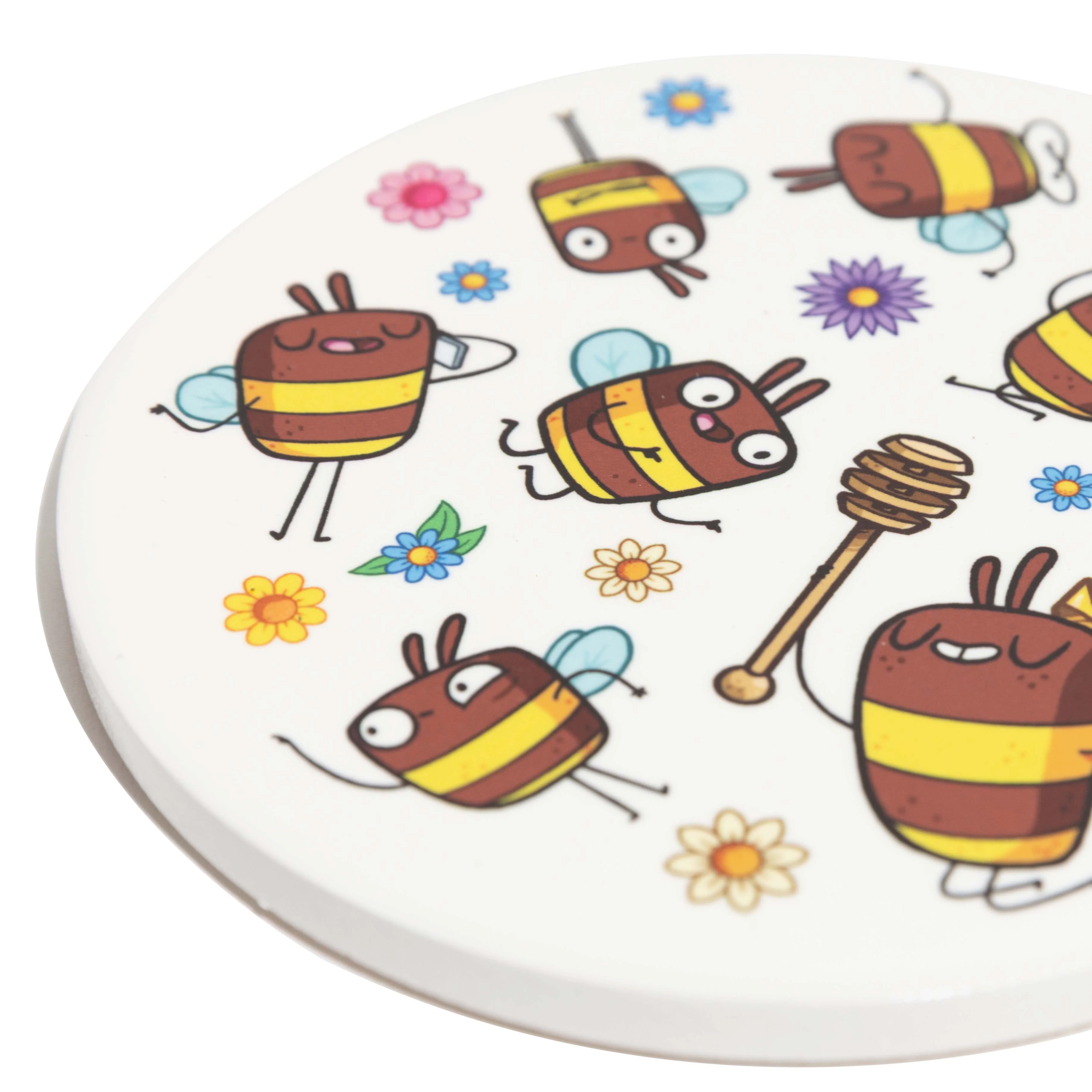 Fred Aldous X Hammo Bee Ceramic Round Coaster - Image 3