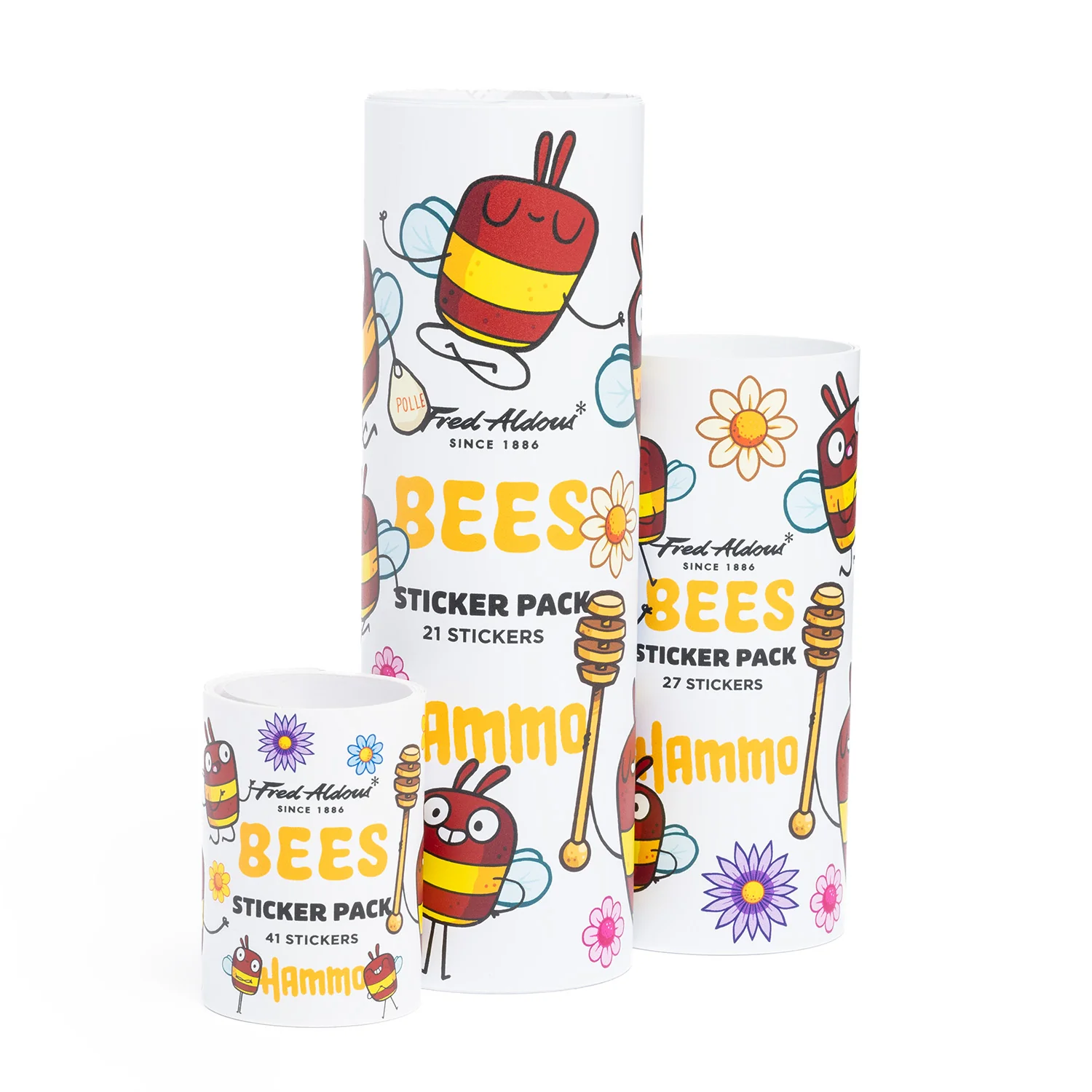 Fred Aldous X Hammo Bee Sticker Pack Medium - Image 3