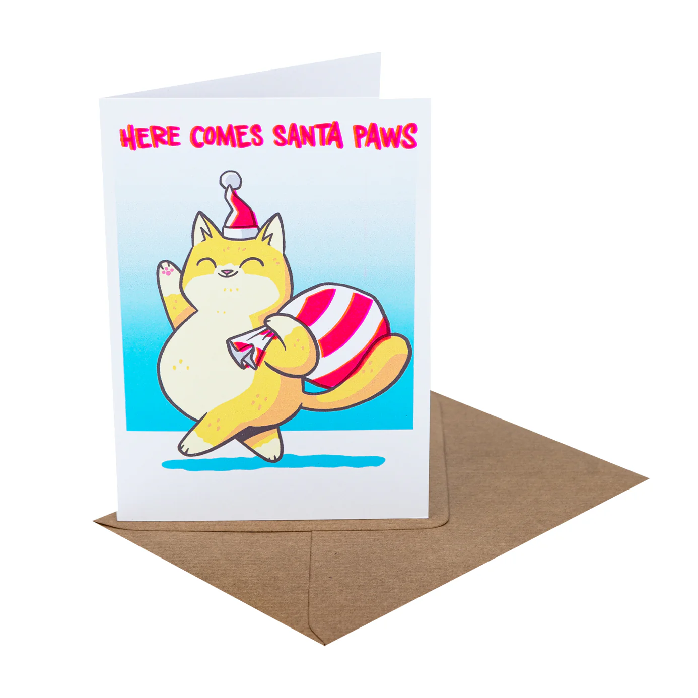 Fred Aldous X Hammo - Christmas Card - Santa Paws