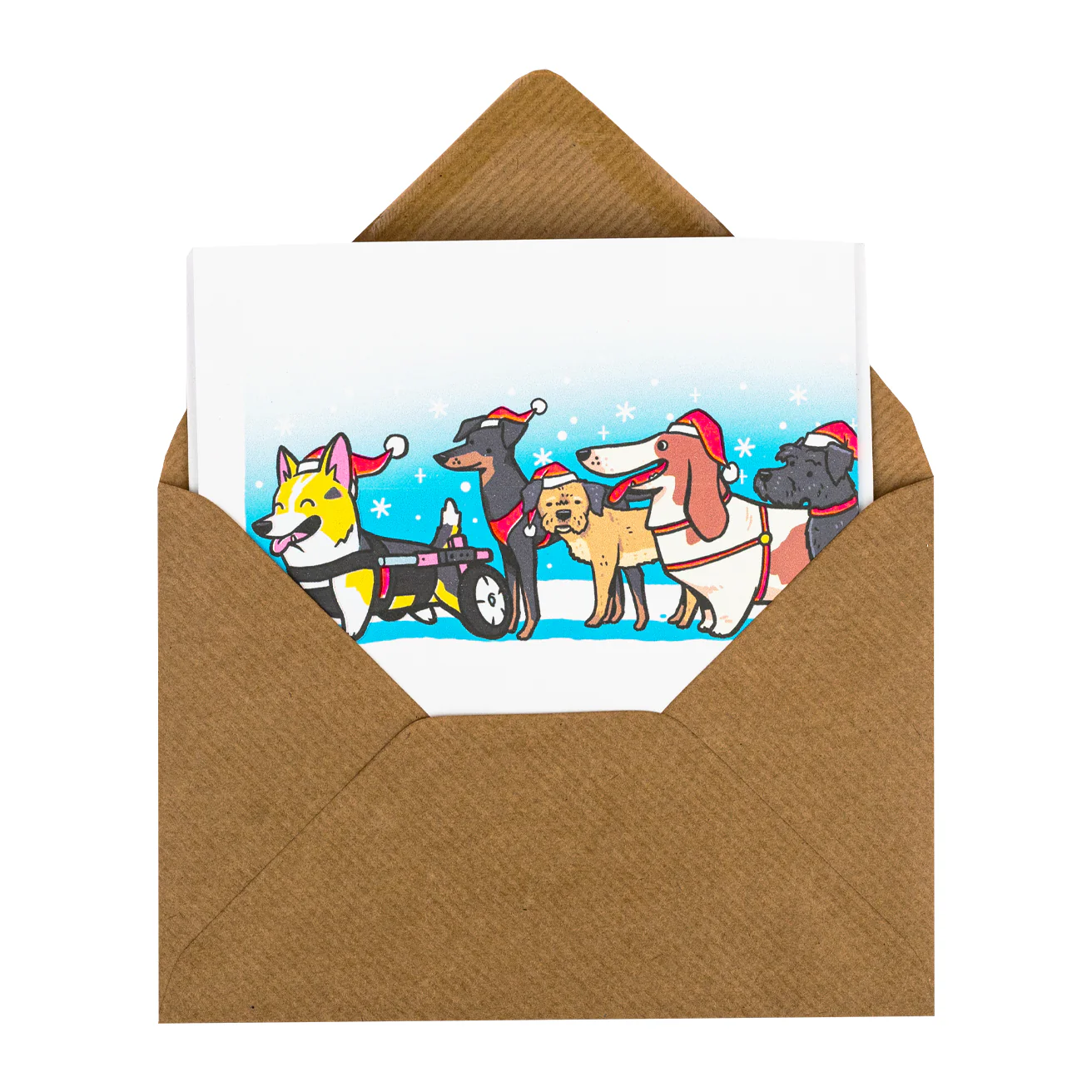 Fred Aldous X Hammo - Concertina Card - Dog Sled - Image 4