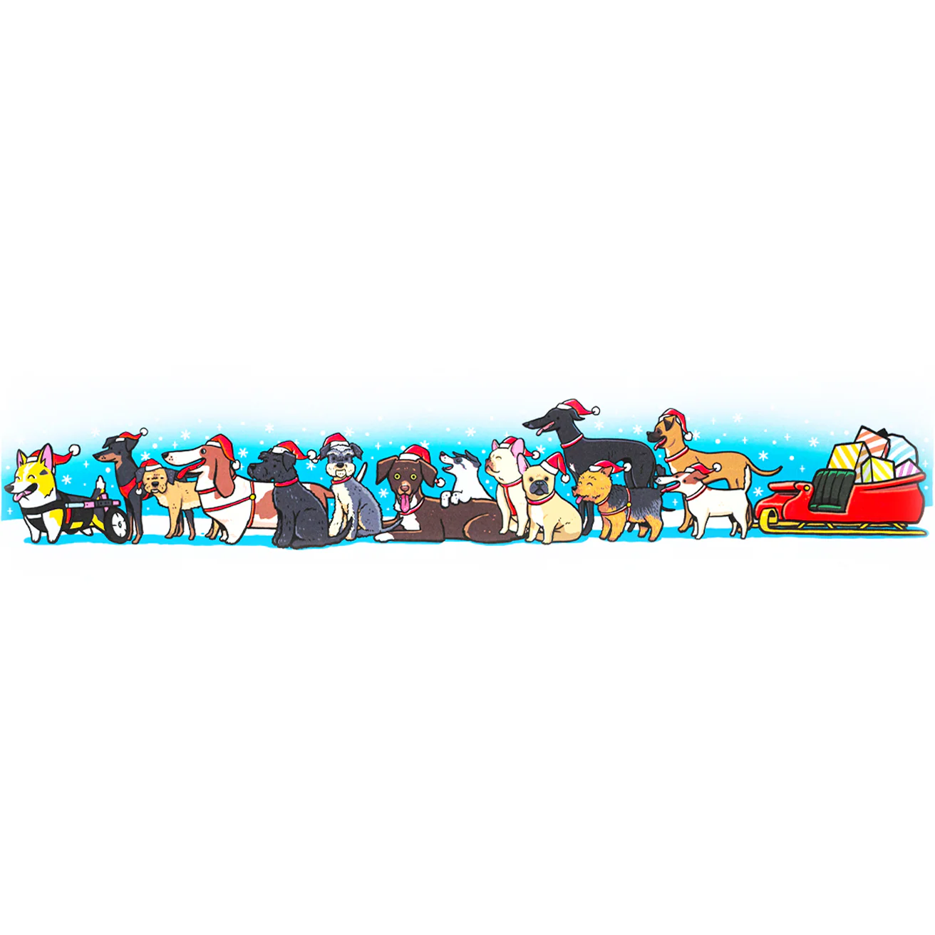 Fred Aldous X Hammo - Concertina Card - Dog Sled - Image 5