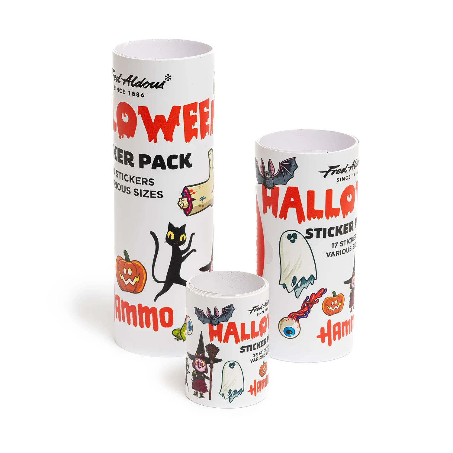 Fred Aldous X Hammo Halloween Sticker Pack Medium - Image 2