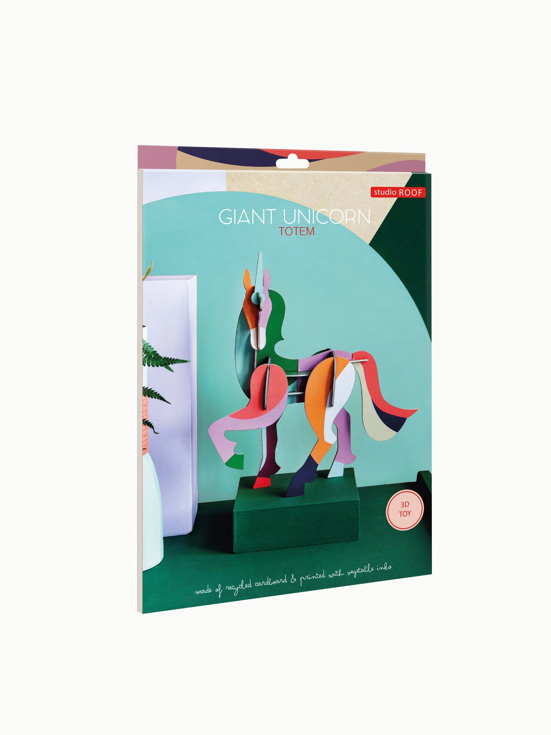 Studio Roof: Giant Unicorn Totem