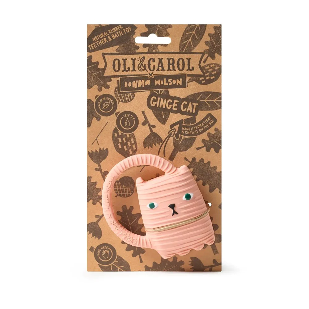 Ginge Cat - Natural Baby Teether Oli&Carol - Image 3