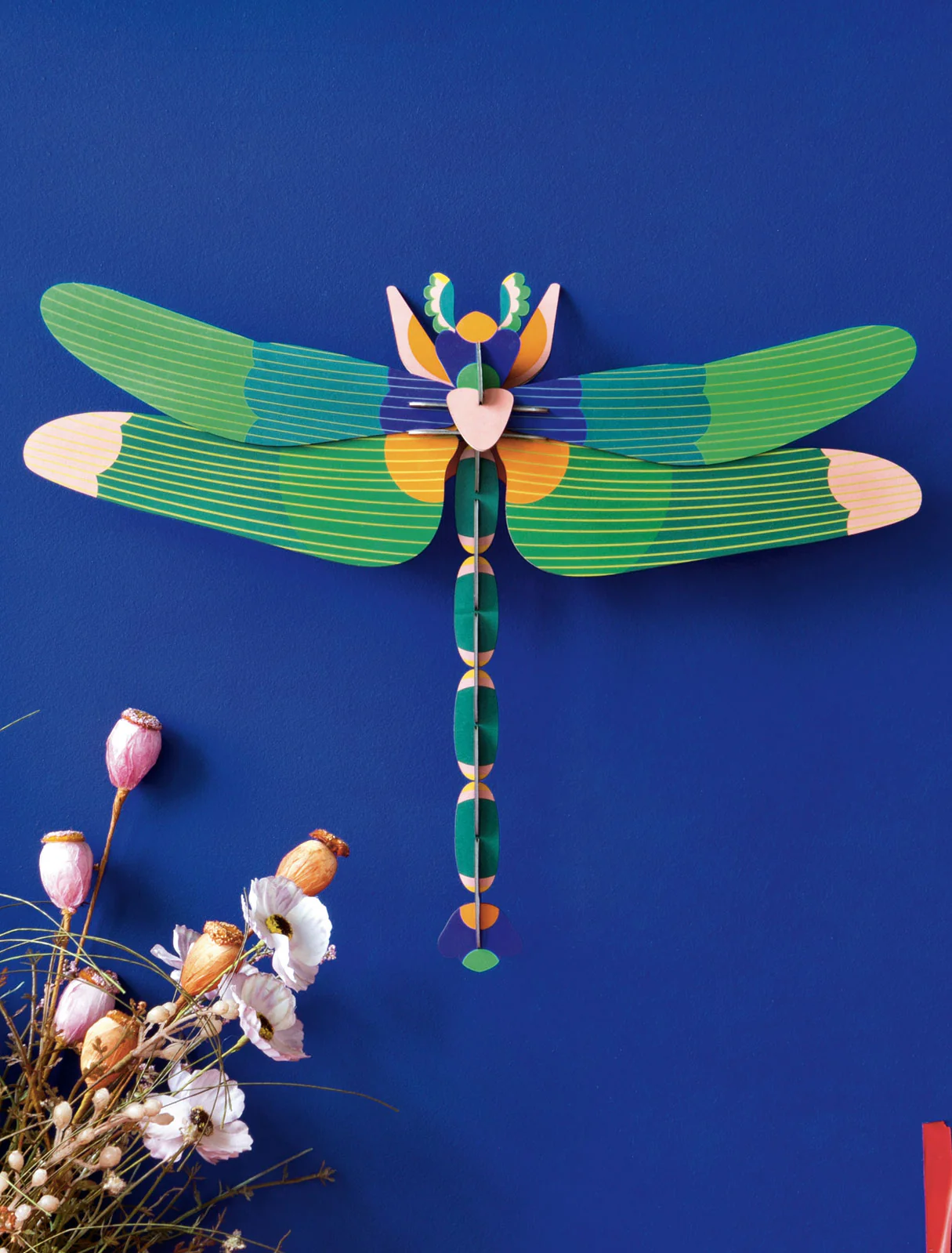Studio Roof: Wall Decoration Green Dragonfly - Image 3