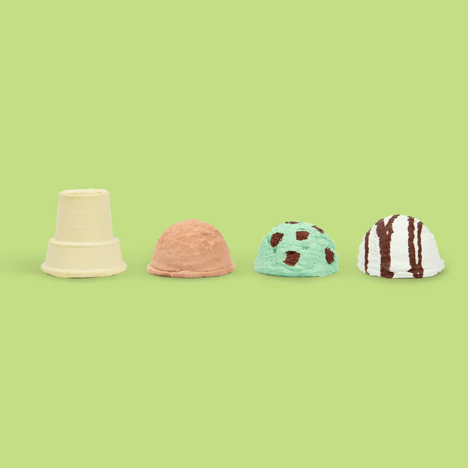 Handmade Sidewalk Chalk - Maxie's Minty Ice Cream Cone - Image 2