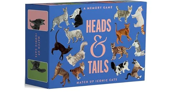 Heads & Tails Cat Memory Cards