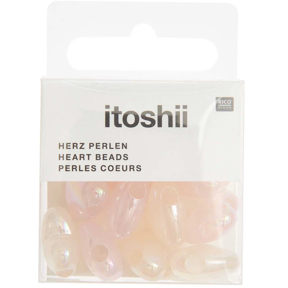 Itoshii Heart Beads Holographic Rose