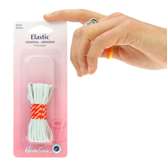 Hemline - Flat Elastic 3mm - Image 3