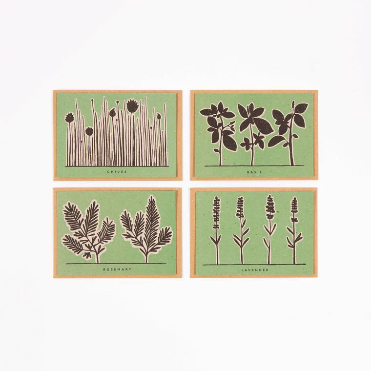 Herb Recipe Notecards (x4)
