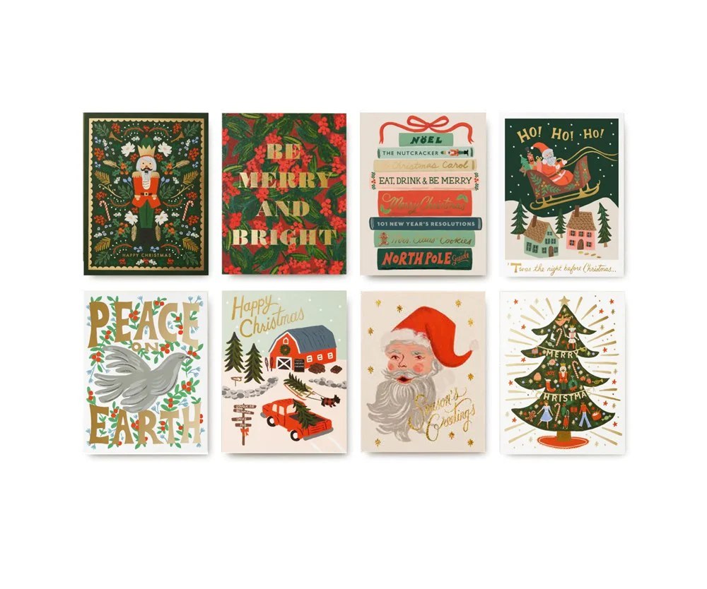Holiday Wishes Card Box x 16 - Image 2
