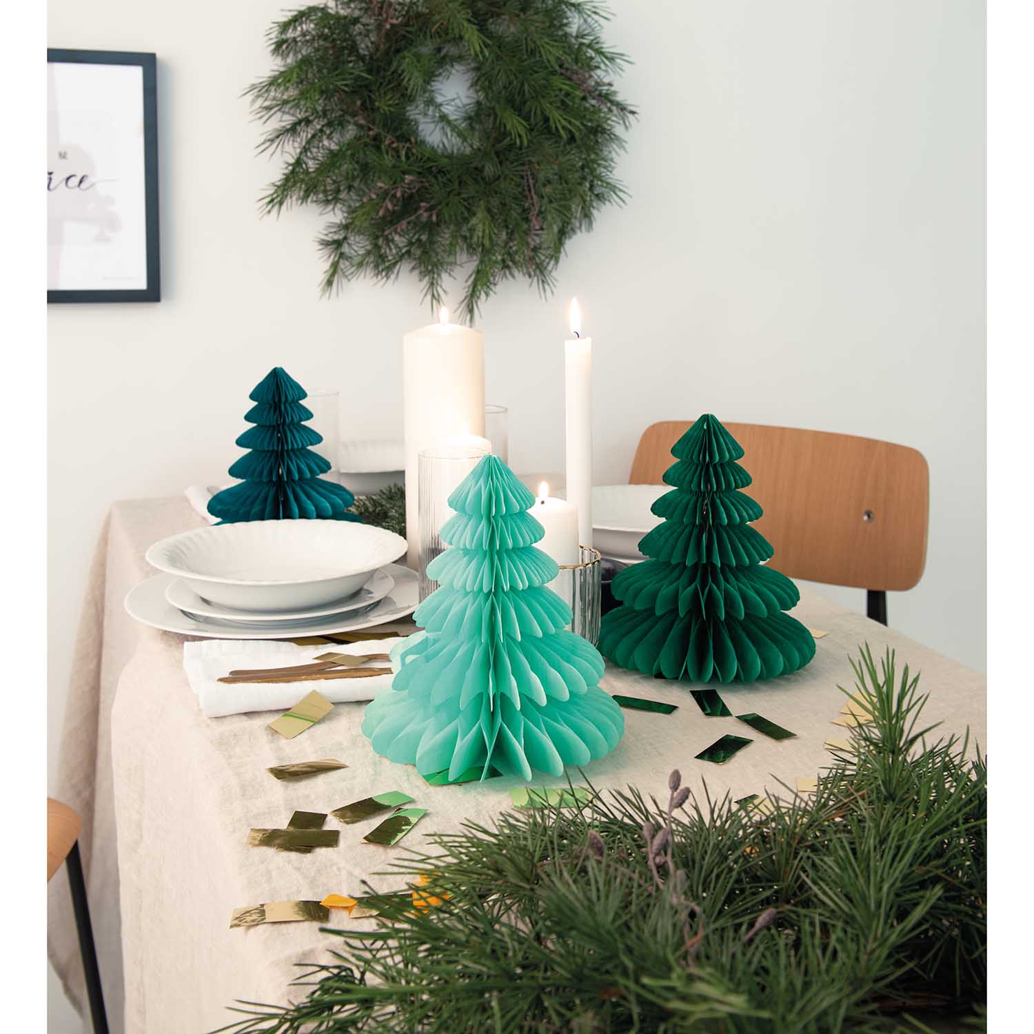 Honeycomb Christmas Tree Decoraion Mix - Image 4