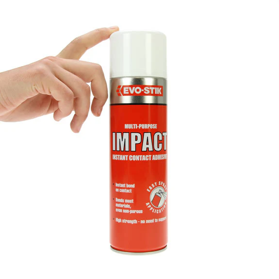 Impact Multi-Purpose Instant Contact Adhesive Spray 500ml - Image 2