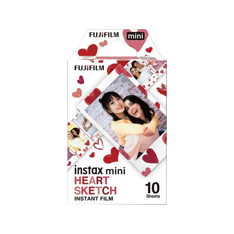 Fuji Instax Mini Film Heart Sketch