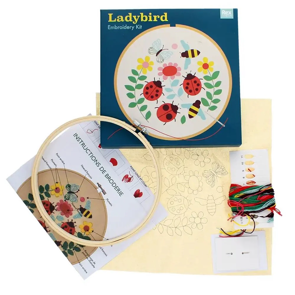 Ladybird Embroidery Kit - Image 2