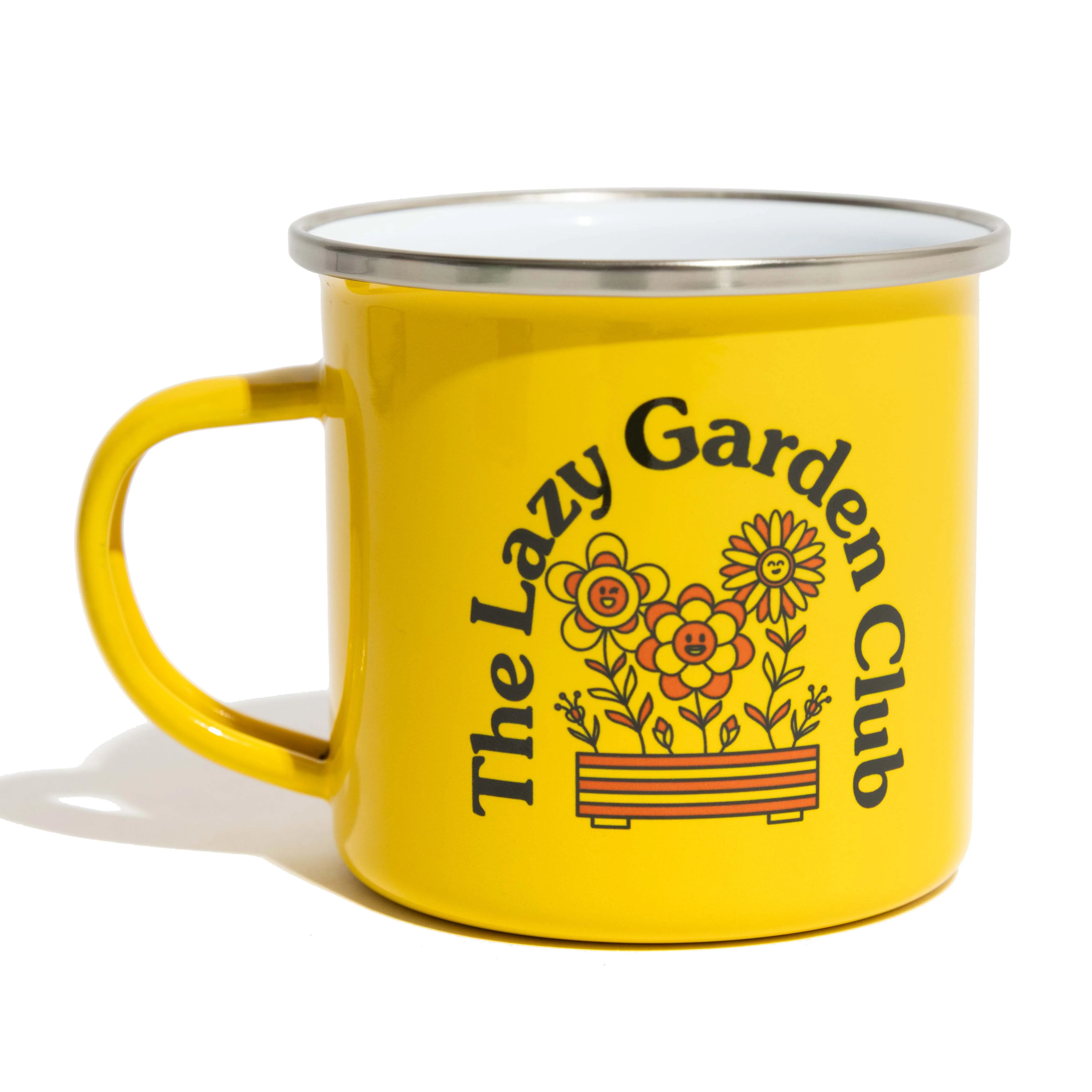 Lazy Garden Club Enamel Mug - Image 4